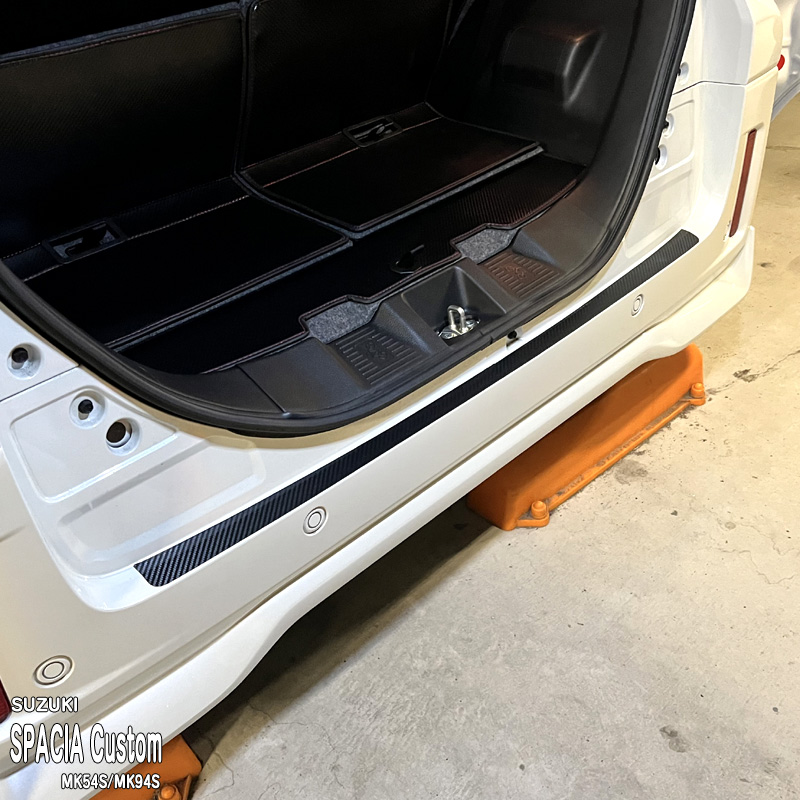 スペーシアカスタム MK54S ステップガードフィルム 施工イメージ